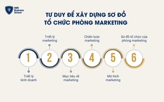 Tư duy để xây dựng sơ đồ tổ chức phòng marketing