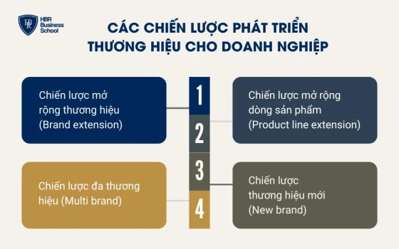 Các chiến lược phát triển thương hiệu cho doanh nghiệp