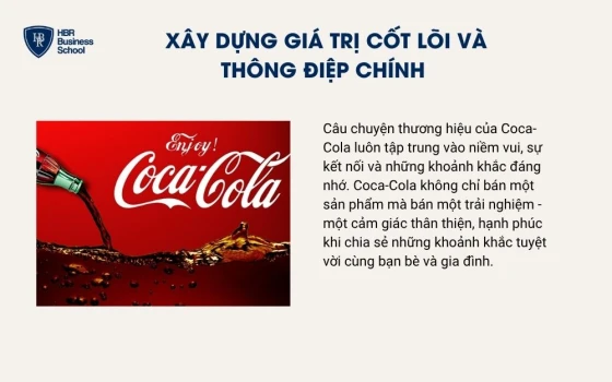 Xây dựng giá trị cốt lõi và thông điệp chính