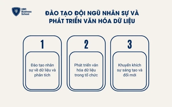 Đào tạo đội ngũ nhân sự và phát triển văn hóa dữ liệu