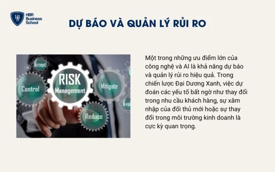 Dự báo và quản lý rủi ro
