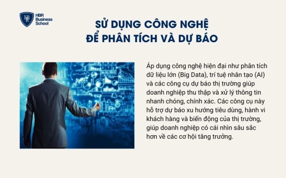 Sử dụng công nghệ để phân tích và dự báo