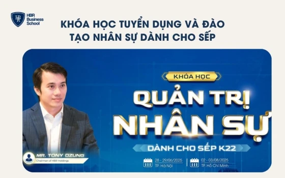 Khóa học tuyển dụng và đào tạo nhân sự dành cho sếp