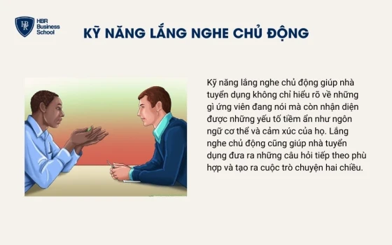 Kỹ năng lắng nghe chủ động