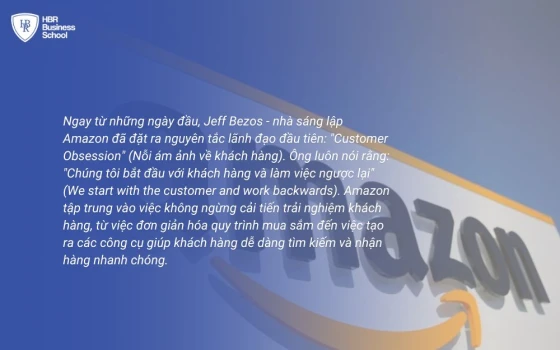 Case study văn hóa khách hàng làm trung tâm của Amazon