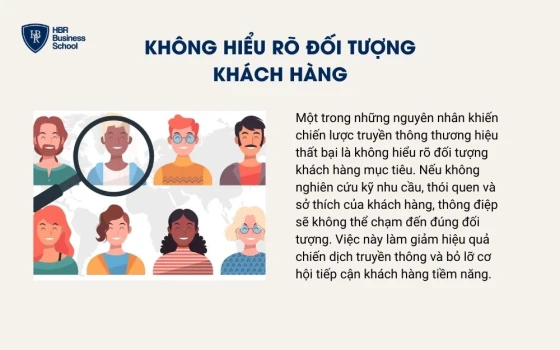 Không hiểu rõ đối tượng khách hàng