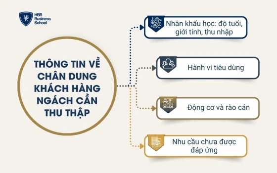 Thông tin về chân dung khách hàng ngách cần thu thập