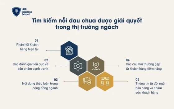 Tìm kiếm nỗi đau chưa được giải quyết trong thị trường ngách