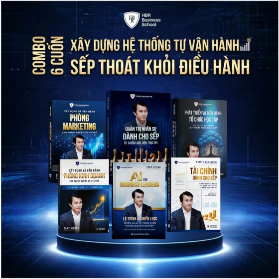 Combo 6 cuốn Xây dựng hệ thống tự vận hành – Sếp thoát khỏi điều hành