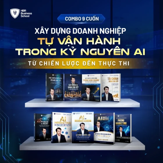 Combo 9 cuốn xây dựng doanh nghiệp tự vận hành trong kỷ nguyên AI