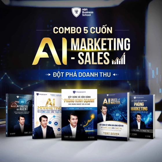 Combo 5 cuốn A.I marketing - sale bứt phá doanh số