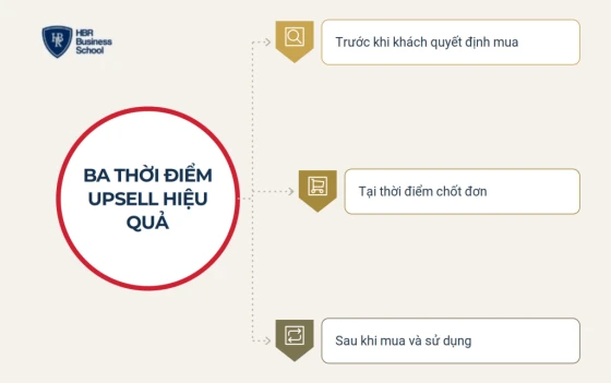 Các thời điểm upsell hiệu quả trong hành trình khách hàng
