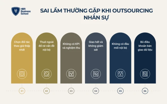 Sai lầm thường gặp khi outsourcing nhân sự
