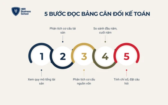 Cách đọc bảng cân đối kế toán đơn giản trong 5 bước